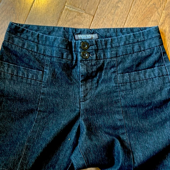 BISOU BISOU s10 dk rinse flare jeans-Look new-31.5”Inseam/10”Rise/11”leg opening - Picture 6 of 6